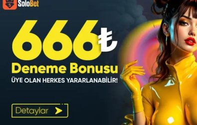 Solobet 666 TL Deneme Bonusu